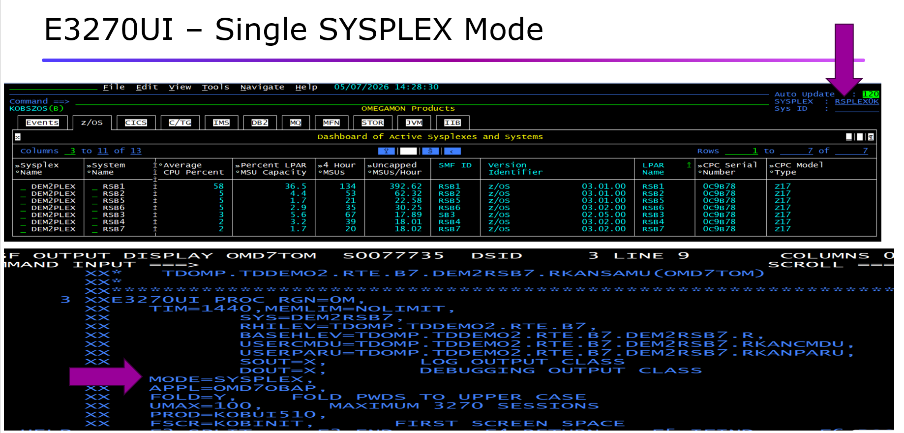 Single Sysplex